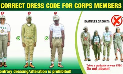 Approved NYSC Dress Code For all events